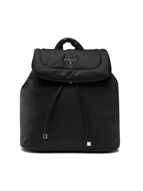 Guess Guess Раница Sharma Flap Backpack HWYG84 01310 Черен