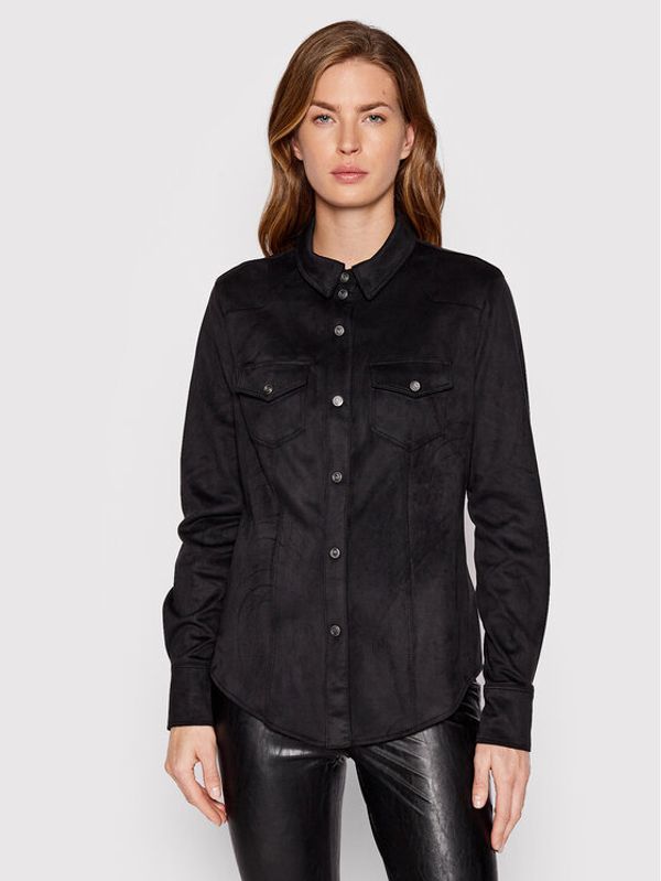 Guess Guess Риза Daisy W1BH13 WE5D0 Черен Slim Fit