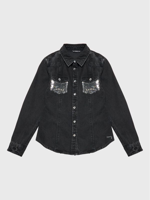 Guess Guess Риза J3RH00 D4IC0 Черен Regular Fit