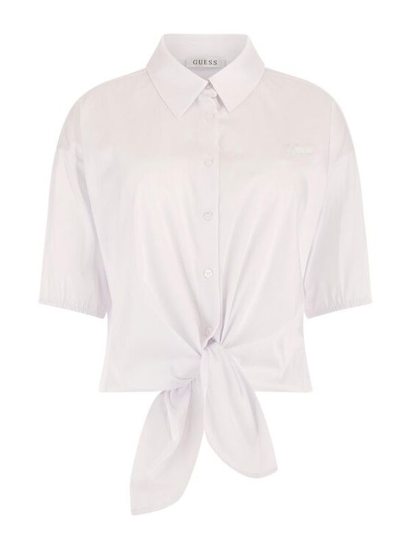 Guess Guess Риза June W3GH71 WE2Q0 Бял Regular Fit