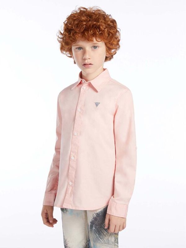 Guess Guess Риза L81H14 WE5W0 Розов Regular Fit