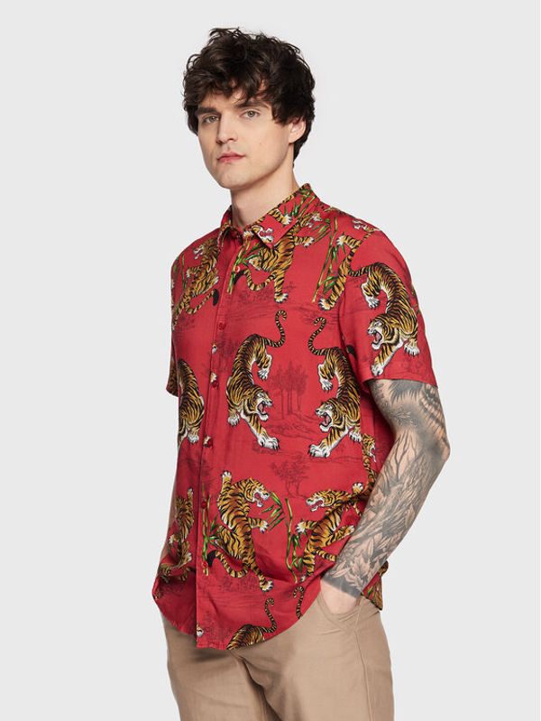 Guess Guess Риза M3GH09 WD4Z2 Червен Regular Fit