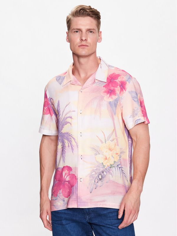 Guess Guess Риза M3GH42 WD4Z2 Цветен Slim Fit