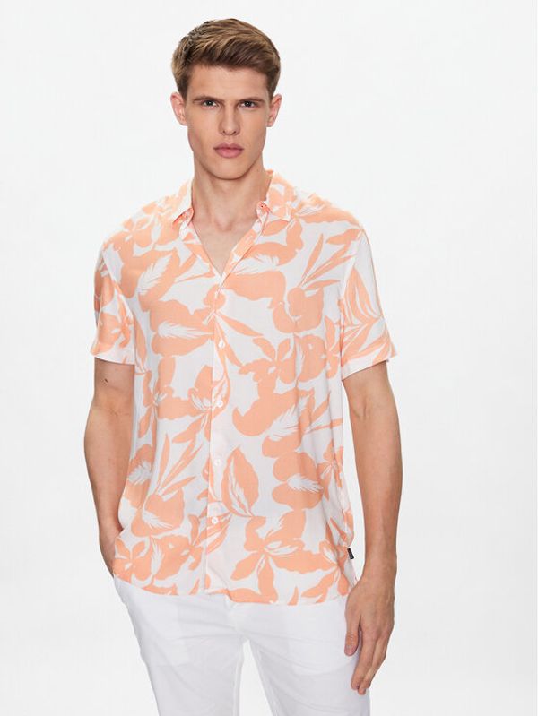 Guess Guess Риза M3GH47 WD4Z2 Бежов Slim Fit