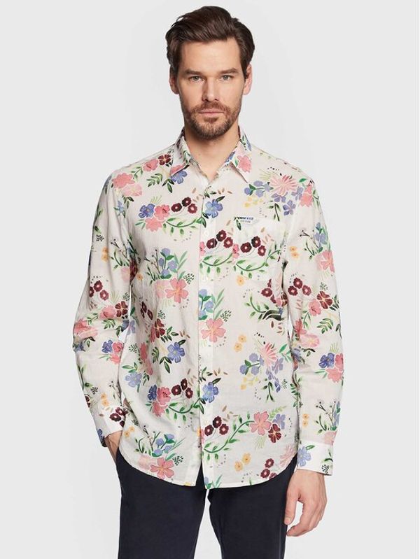 Guess Guess Риза M3GH56 WFDS1 Бежов Regular Fit