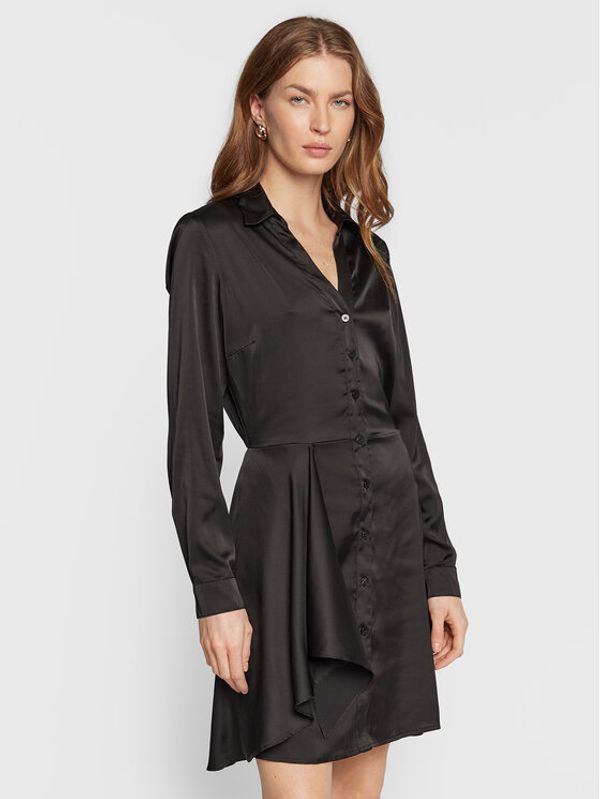 Guess Guess Рокля тип риза Alya W2BK83 WF1T2 Черен Regular Fit