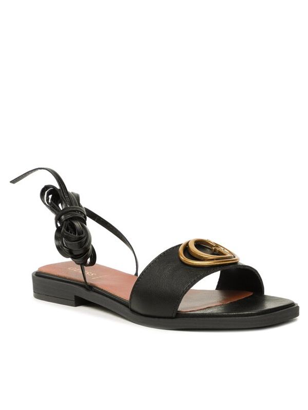 Guess Guess Сандали Kyara Made In Italy FL6KYA ELE03 Черен