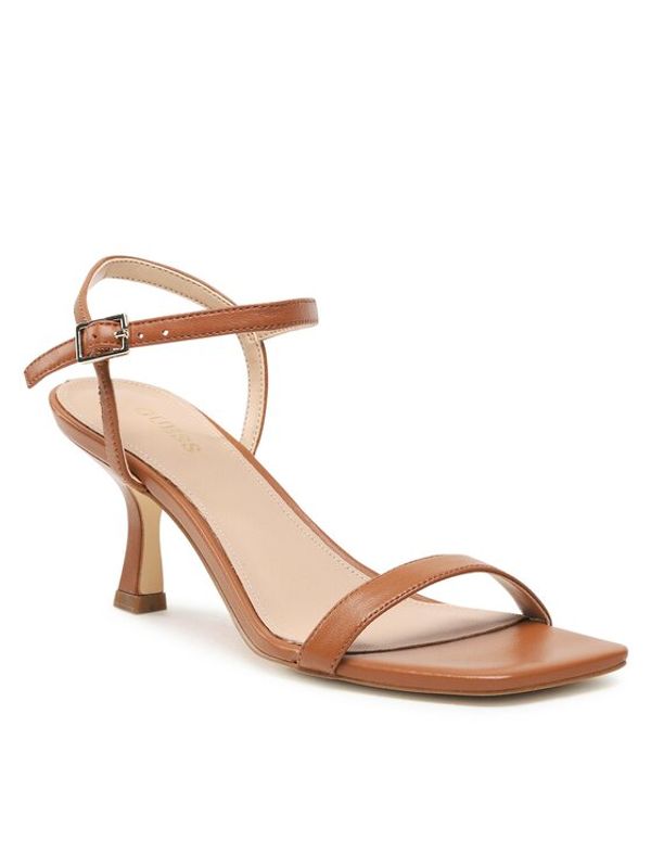 Guess Guess Сандали Rimia2 FL6R2M LEA03 Кафяв