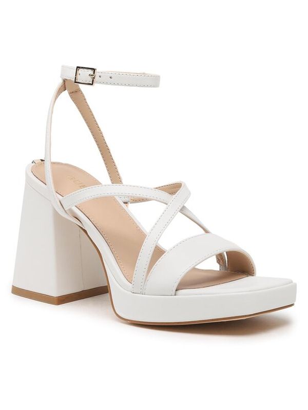 Guess Guess Сандали Tiline FL6TLI LEA03 Бял