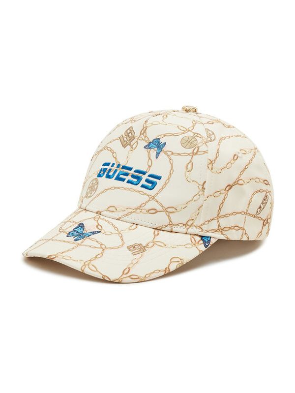 Guess Guess Шапка с козирка Printed Cap V2GZ07 WO088 Бежов