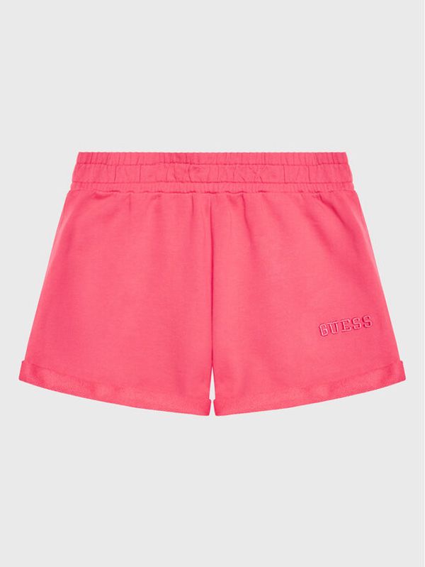 Guess Guess Шорти от плат J3GD02 KA6R3 Розов Regular Fit