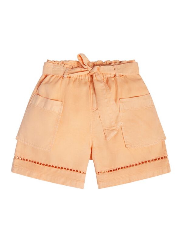 Guess Guess Шорти от плат J3GD03 WE8R0 Оранжев Relaxed Fit