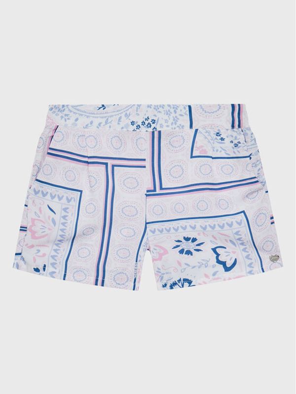 Guess Guess Шорти от плат K3GD06 WFBN0 Син Relaxed Fit