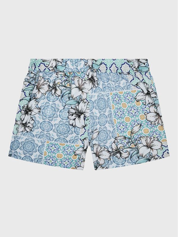 Guess Guess Шорти от плат K3GD06 WFBN0 Син Relaxed Fit