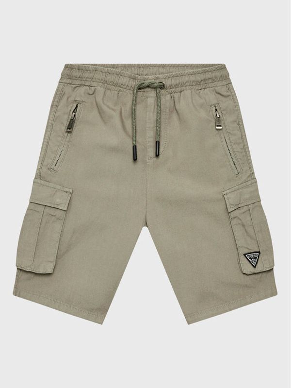 Guess Guess Шорти от плат L2RD01 D3XN0 Зелен Regular Fit