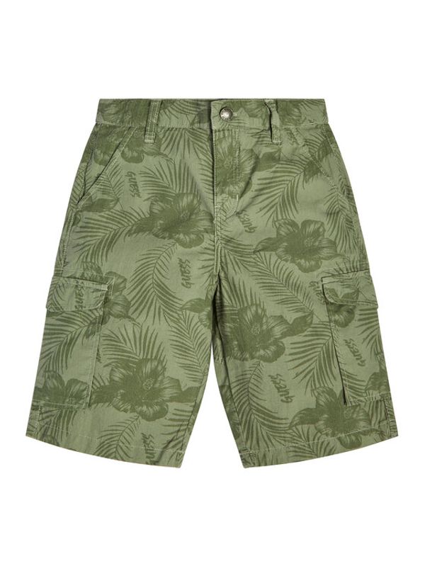 Guess Guess Шорти от плат L3GD12 WFCB0 Зелен Regular Fit