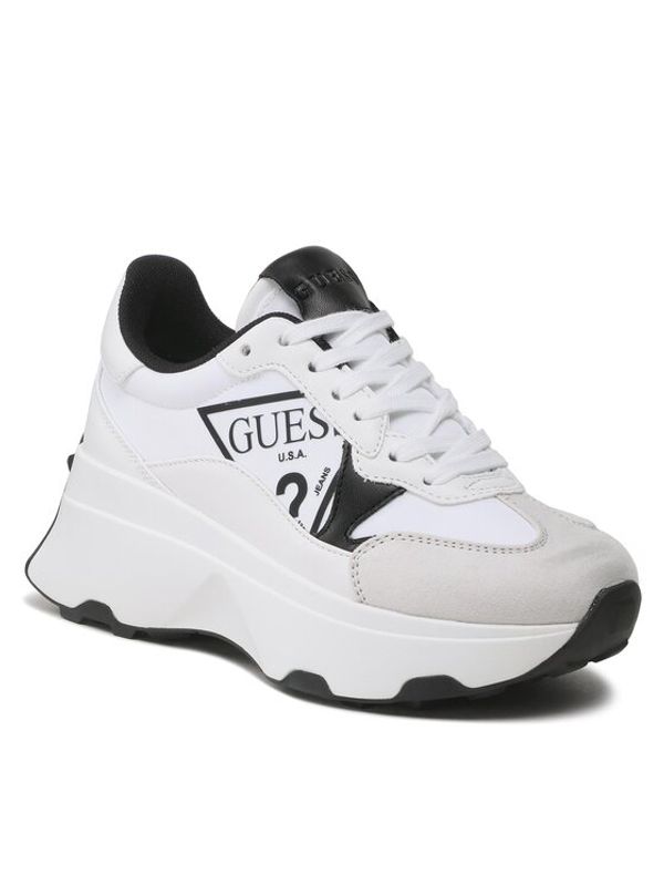 Guess Guess Сникърси Calebb4 FL7C4B FAB12 Бял