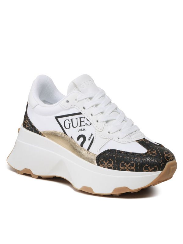Guess Guess Сникърси Calebb5 FL7C5B FAL12 Бял