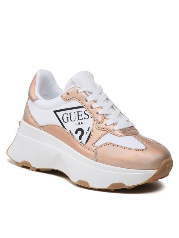 Guess Guess Сникърси Calebb5 FL7C5B LEL12 Бял