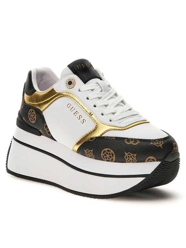 Guess Guess Сникърси Camrio FL7CMR FAL12 Бял