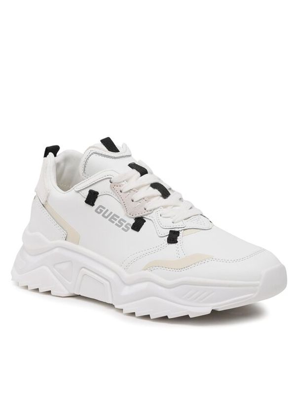 Guess Guess Сникърси Massa FM6MSS LEA12 Бял