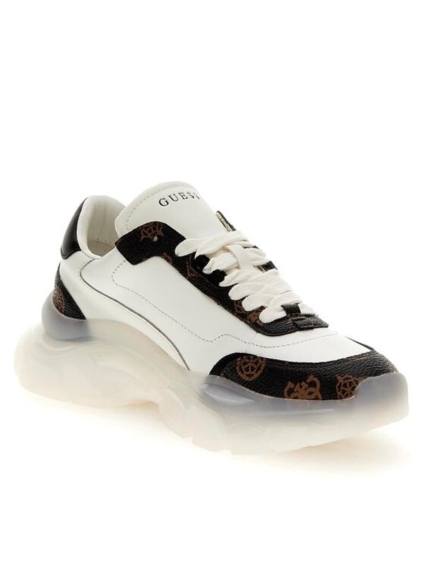 Guess Guess Сникърси Massel FL7MSS FAL12 Бял
