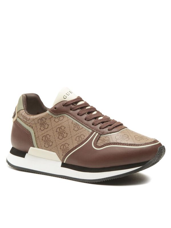 Guess Guess Сникърси Potenza II FM6POT ELE12 Кафяв