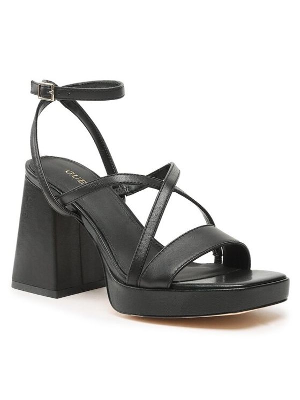 Guess Guess Сникърси Tiline FL6TLI LEA03 Черен