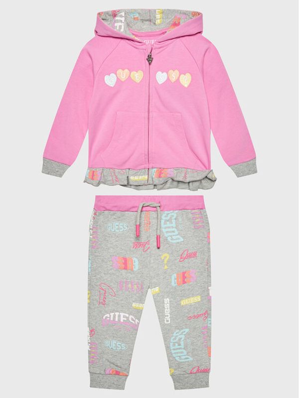 Guess Guess Спортен екип A3RG07 KA6V3 Розов Regular Fit