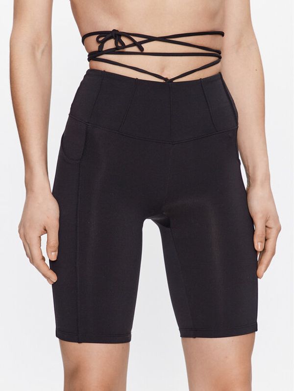 Guess Guess Спортни шорти Brigit V3GD02 MC04Z Черен Super Skinny Fit