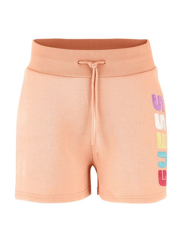 Guess Guess Спортни шорти Edwina V3GD11 FL04P Оранжев Loose Fit
