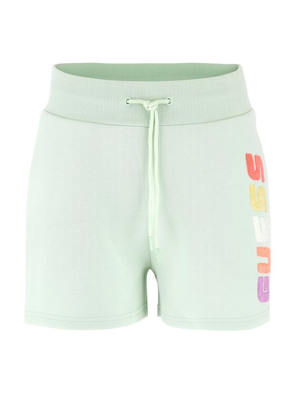 Guess Guess Спортни шорти Edwina V3GD11 FL04P Зелен Loose Fit