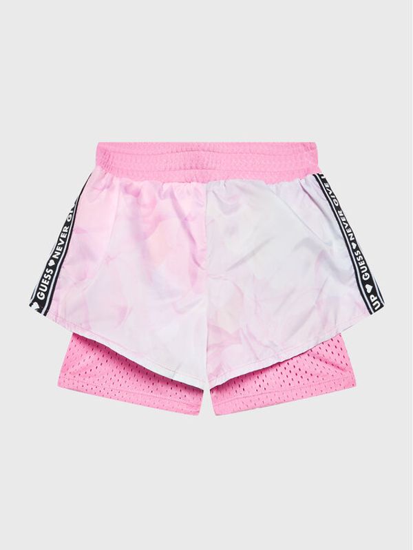 Guess Guess Спортни шорти J3RD00 WDGX0 Розов Regular Fit