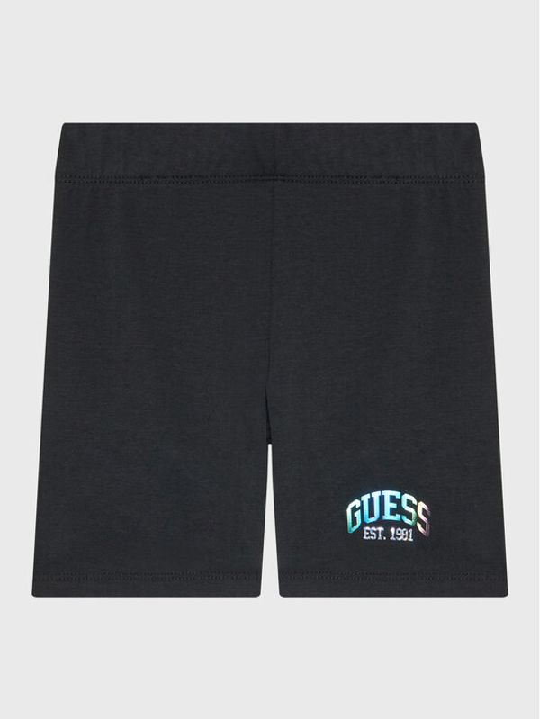 Guess Guess Спортни шорти J3RD09 J1311 Черен Slim Fit