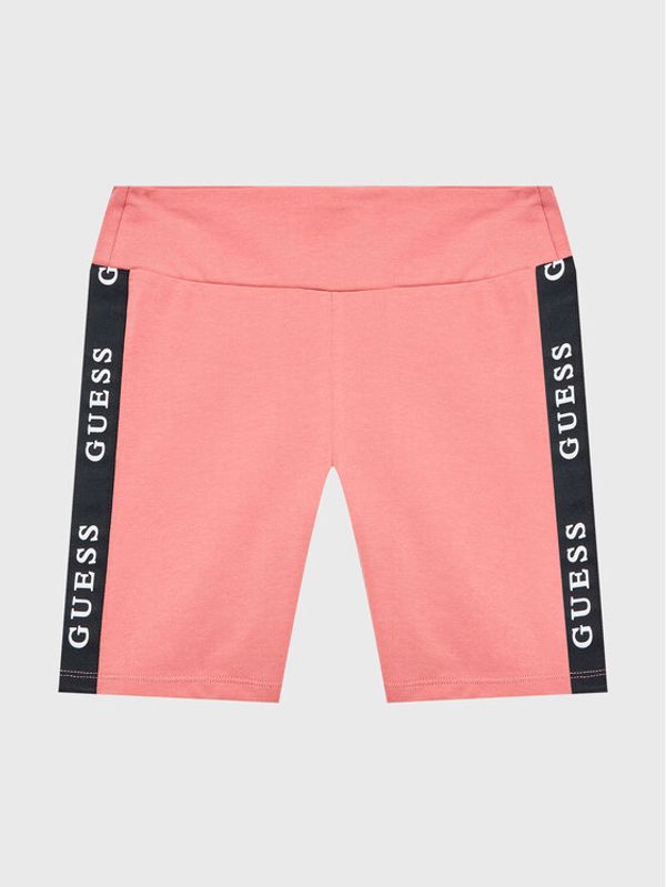 Guess Guess Спортни шорти J3RD14 KABR0 Розов Slim Fit
