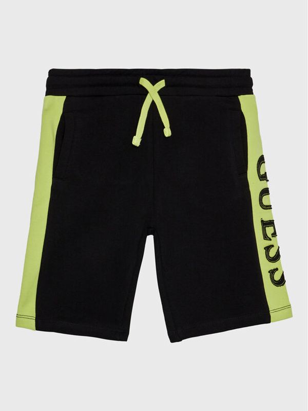 Guess Guess Спортни шорти L3RD01 KA6R3 Черен Regular Fit