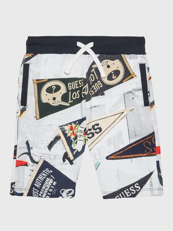 Guess Guess Спортни шорти L3RD03 KA6R3 Сив Regular Fit