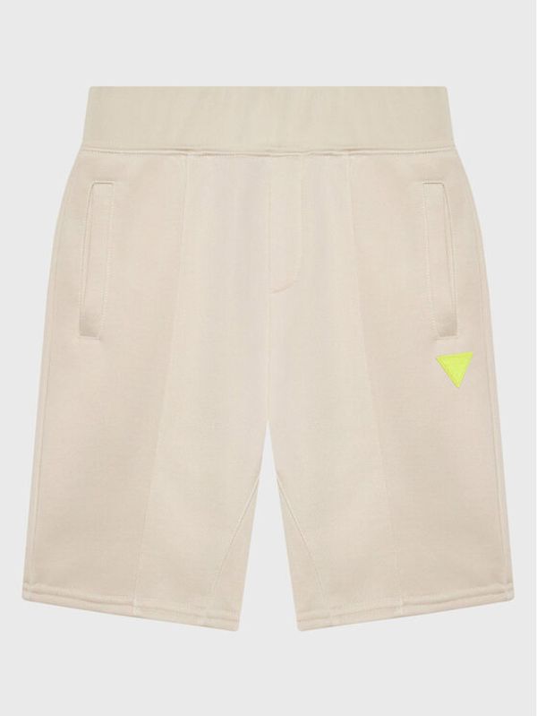 Guess Guess Спортни шорти L3RD04 KBIH2 Бежов Regular Fit