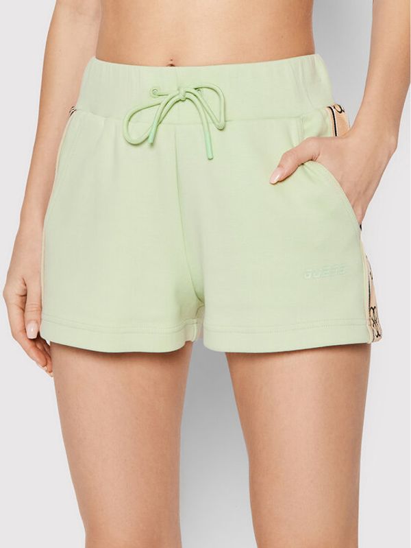 Guess Guess Спортни шорти V2GD15 KA3P1 Зелен Regular Fit