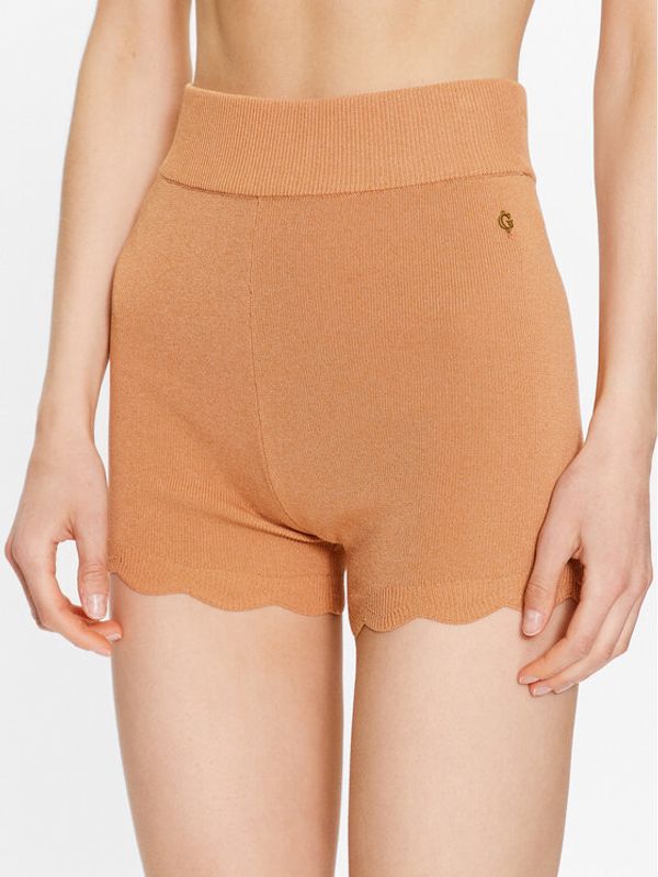 Guess Guess Спортни шорти W3GZ01 Z2Z80 Бежов Slim Fit