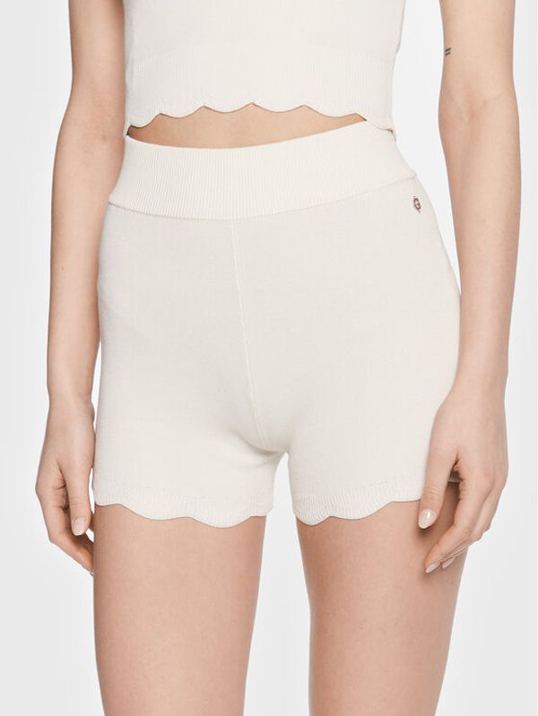 Guess Guess Спортни шорти W3GZ01 Z2Z80 Бял Slim Fit