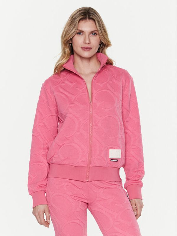 Guess Guess Суитшърт Adelaide V3GQ01 KBIN0 Розов Regular Fit