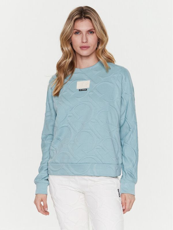 Guess Guess Суитшърт Adelaide V3GQ02 KBIN0 Син Regular Fit