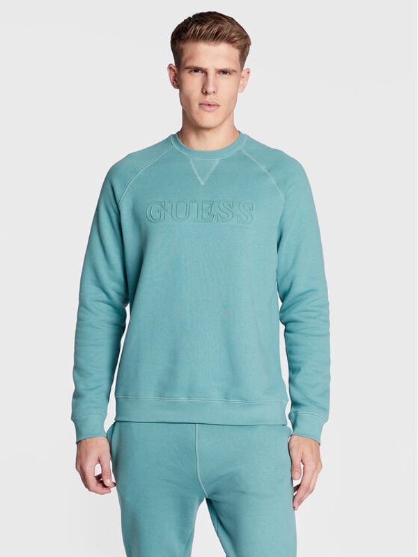 Guess Guess Суитшърт Aldwin Z2YQ27 K9V31 Зелен Regular Fit