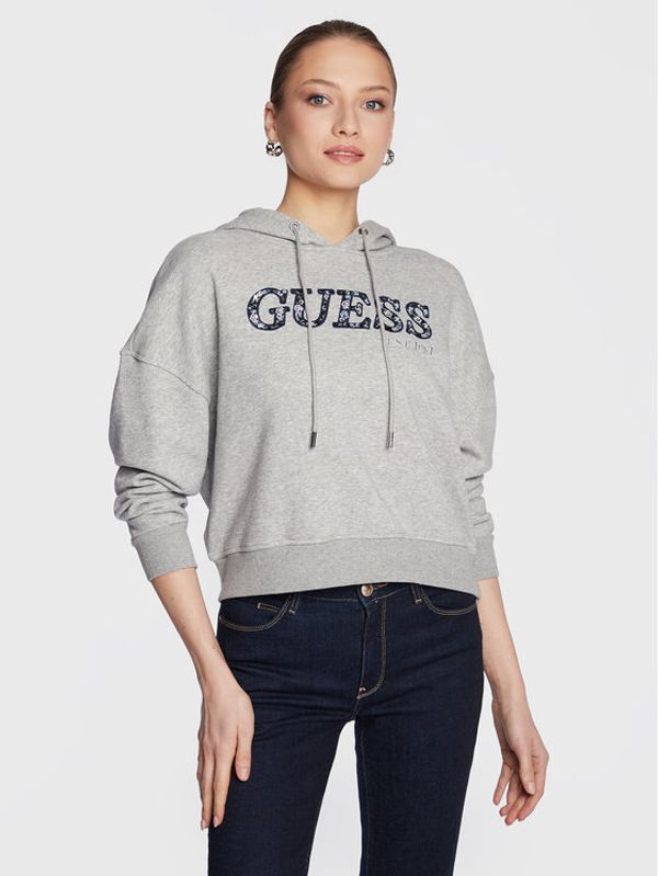 Guess Guess Суитшърт Alicia W3RQ09 KBKM0 Сив Relaxed Fit