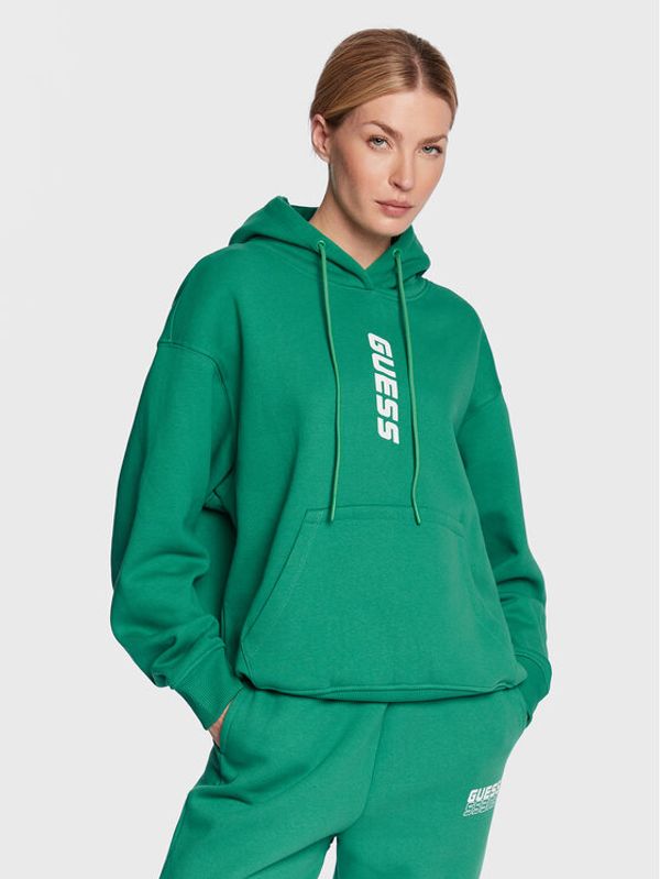 Guess Guess Суитшърт Alisha V2BQ12 K9V34 Зелен Relaxed Fit