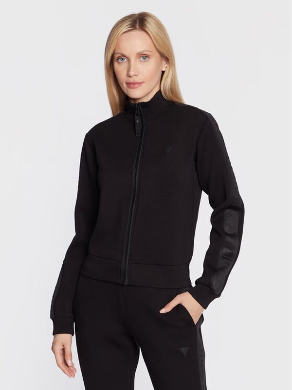 Guess Guess Суитшърт Allie V2YQ17 K7UW2 Черен Regular Fit
