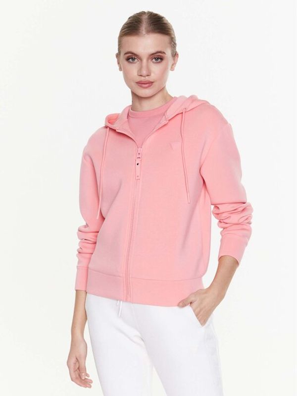 Guess Guess Суитшърт Allie V3RQ11 K7UW2 Розов Regular Fit