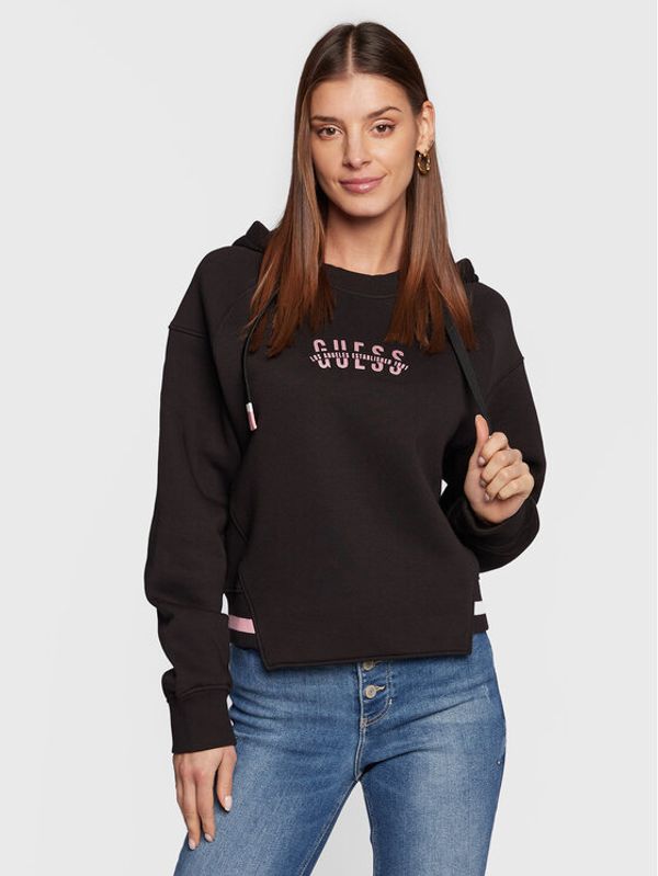 Guess Guess Суитшърт Amalia W3RQ07 K9Z21 Черен Relaxed Fit