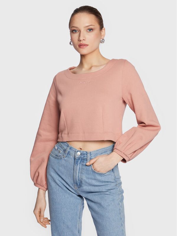 Guess Guess Суитшърт Belinda W3RQ14 FL050 Розов Regular Fit